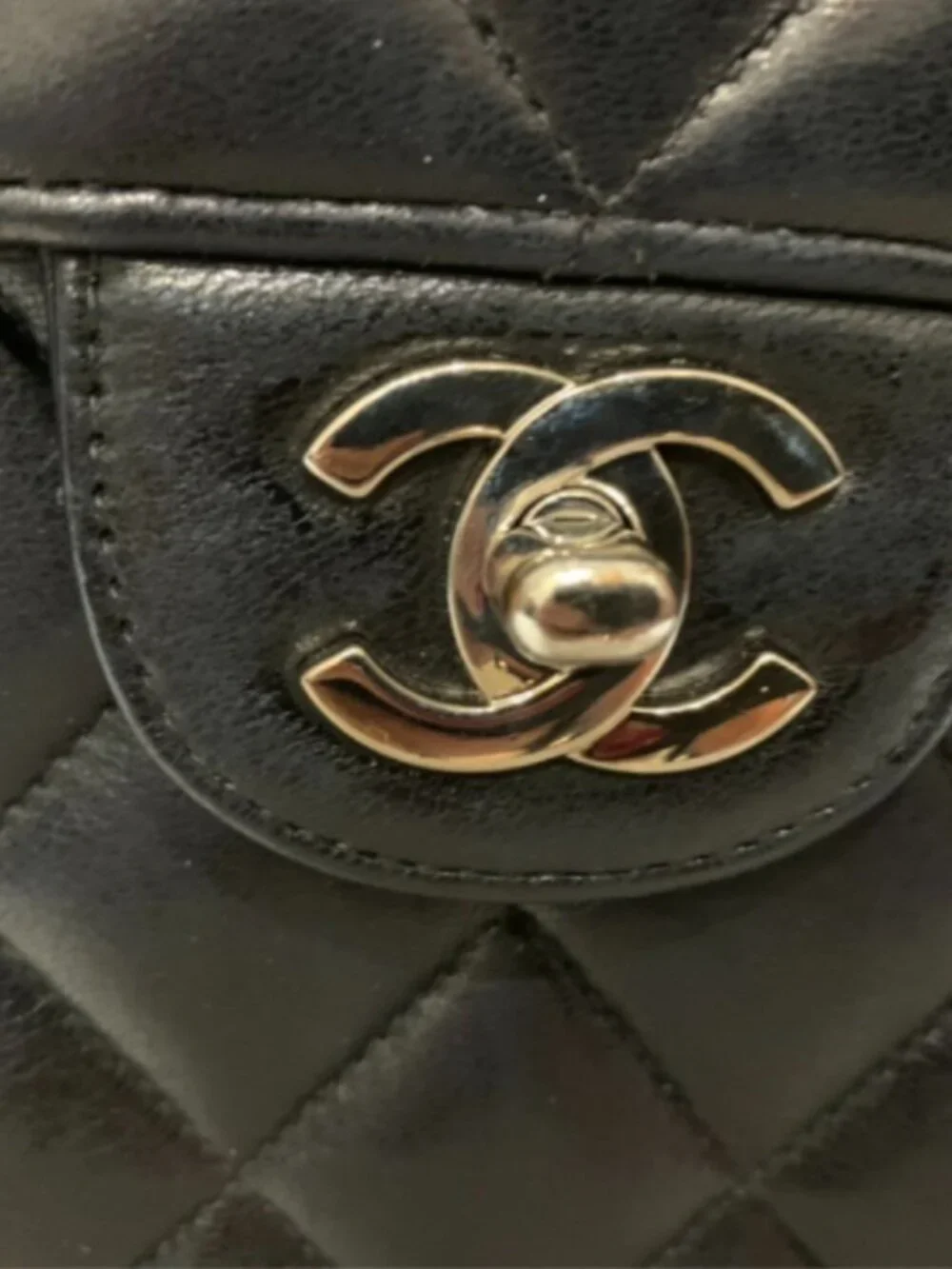 Chanel Black Sac Class Rabat Noir 94305 Shoulder Bag
